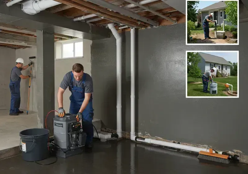 Basement Waterproofing and Flood Prevention process in Owens Cross Roads, AL